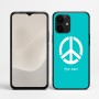 כיסוי בעיצוב אישי עם השם שלך לדגם - Realme P4 Power 5G בעיצוב סמל השלום