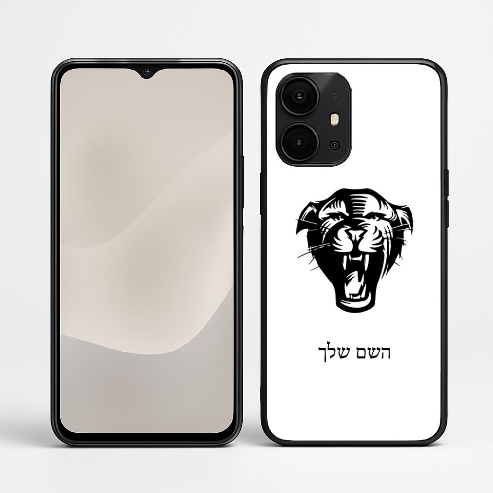 כיסוי בעיצוב אישי עם השם שלך לדגם - Realme P4 Power 5G בעיצוב פני פנטרה