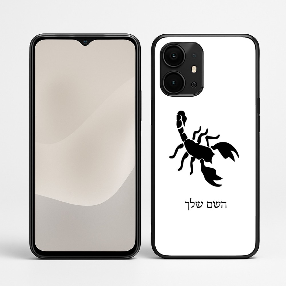 כיסוי בעיצוב אישי עם השם שלך לדגם - Realme P4 Power 5G בעיצוב עקרב