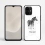 כיסוי בעיצוב אישי עם השם שלך לדגם - Realme P4 Power 5G בעיצוב זברה