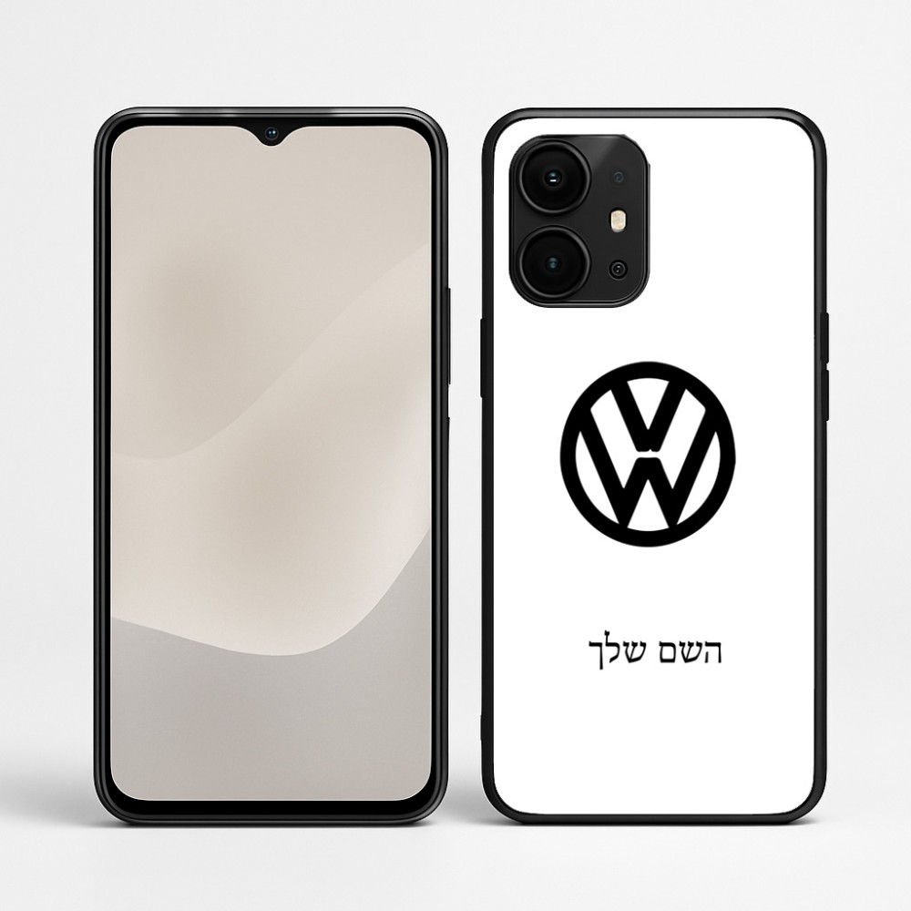כיסוי בעיצוב אישי עם השם שלך לדגם - Realme P4 Power 5G בעיצוב פולקסווגן