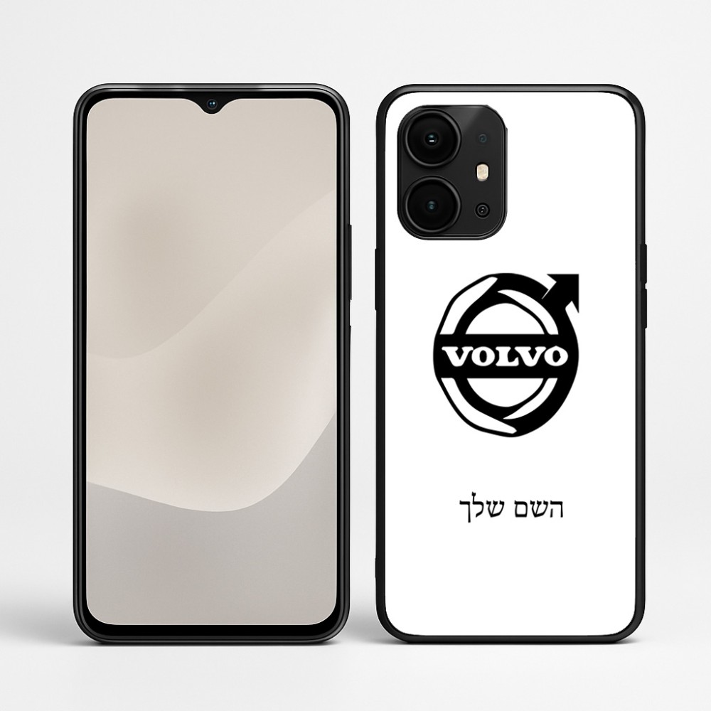 כיסוי בעיצוב אישי עם השם שלך לדגם - Realme P4 Power 5G בעיצוב וולוו