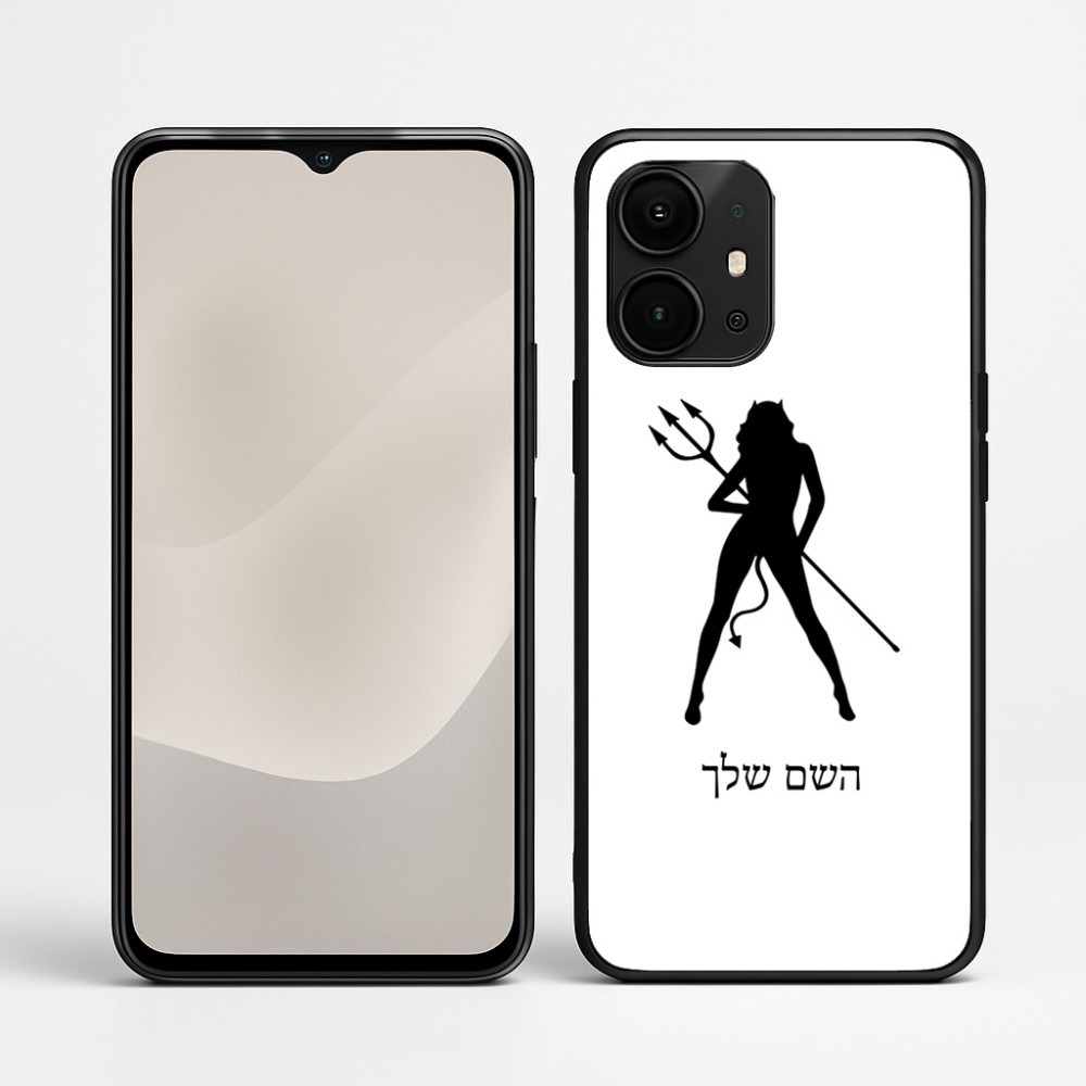 כיסוי בעיצוב אישי עם השם שלך לדגם - Realme P4 Power 5G בעיצוב אישה שטן