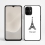 כיסוי בעיצוב אישי עם השם שלך לדגם - Realme P4 Power 5G בעיצוב מגדל אייפל