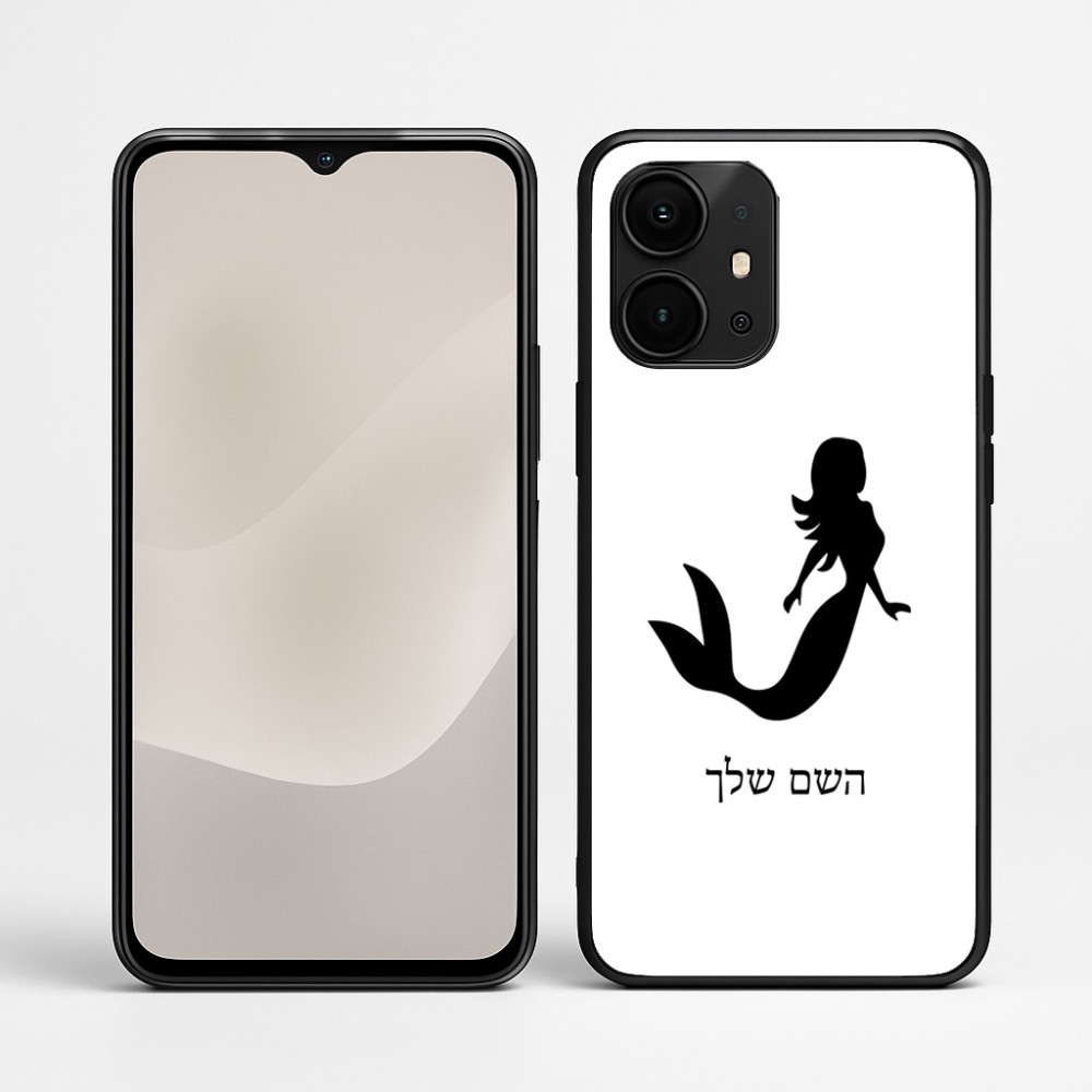כיסוי בעיצוב אישי עם השם שלך לדגם - Realme P4 Power 5G בעיצוב בתולת ים - אישה