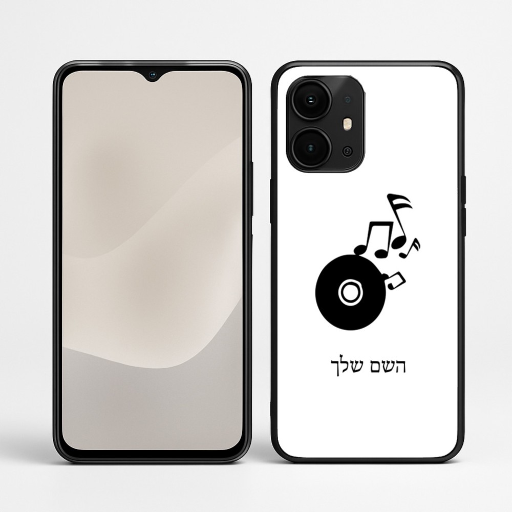 כיסוי בעיצוב אישי עם השם שלך לדגם - Realme P4 Power 5G בעיצוב תקליטור - אזור מוזיקה