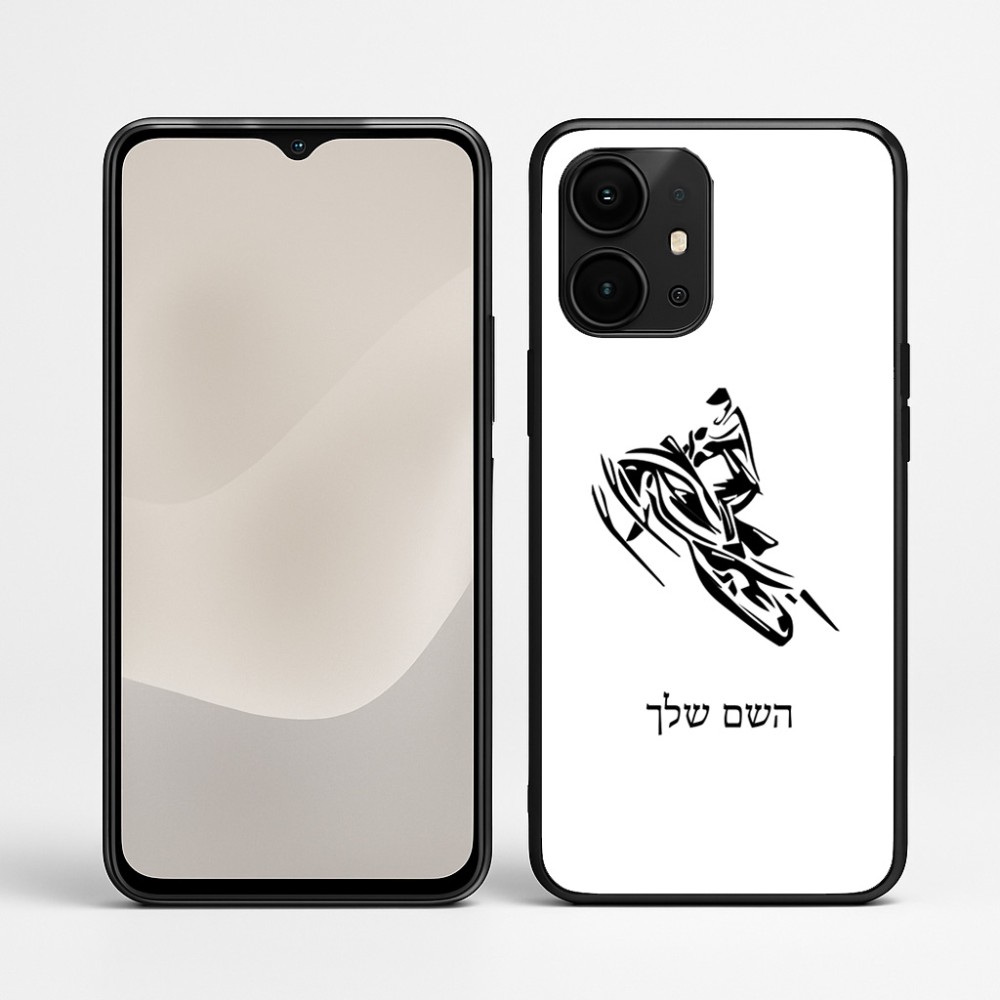 כיסוי בעיצוב אישי עם השם שלך לדגם - Realme P4 Power 5G בעיצוב אופנוע שלג