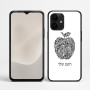 כיסוי בעיצוב אישי עם השם שלך לדגם - Realme P4 Power 5G בעיצוב הדפס תפוח