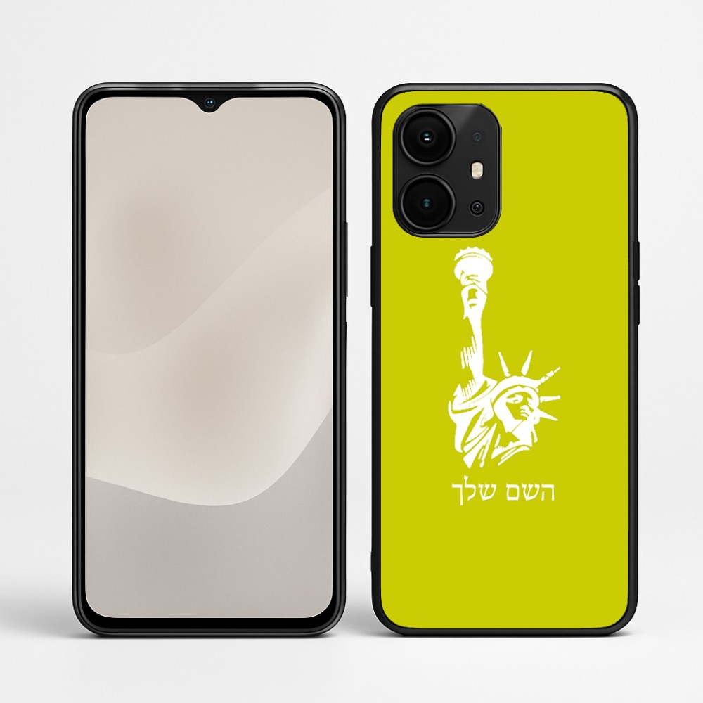 כיסוי בעיצוב אישי עם השם שלך לדגם - Realme P4 Power 5G בעיצוב פסל החירות