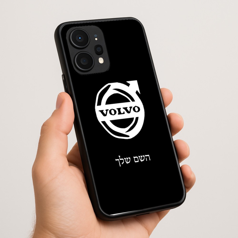 כיסוי בעיצוב אישי עם השם שלך לדגם - Realme P4 Power 5G בעיצוב וולוו
