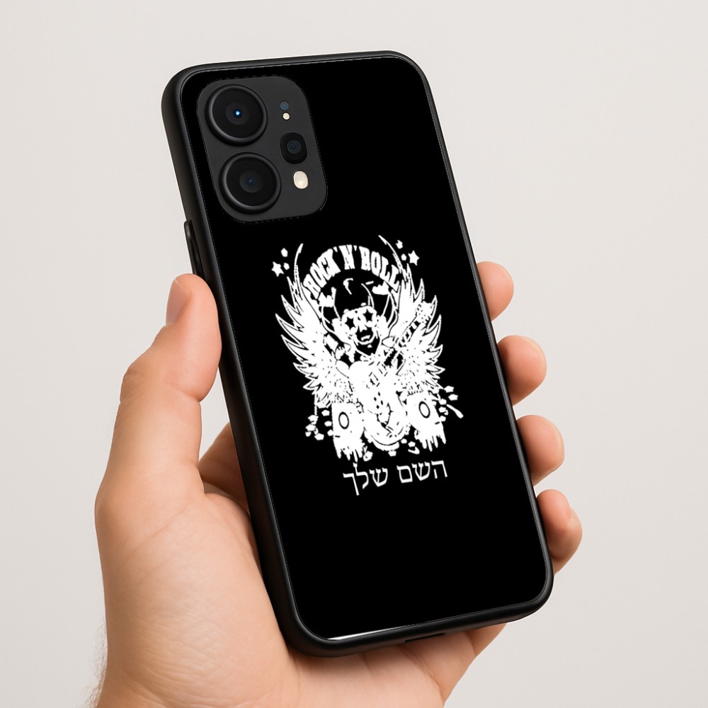 כיסוי בעיצוב אישי עם השם שלך לדגם - Realme P4 Power 5G בעיצוב רוקנרול