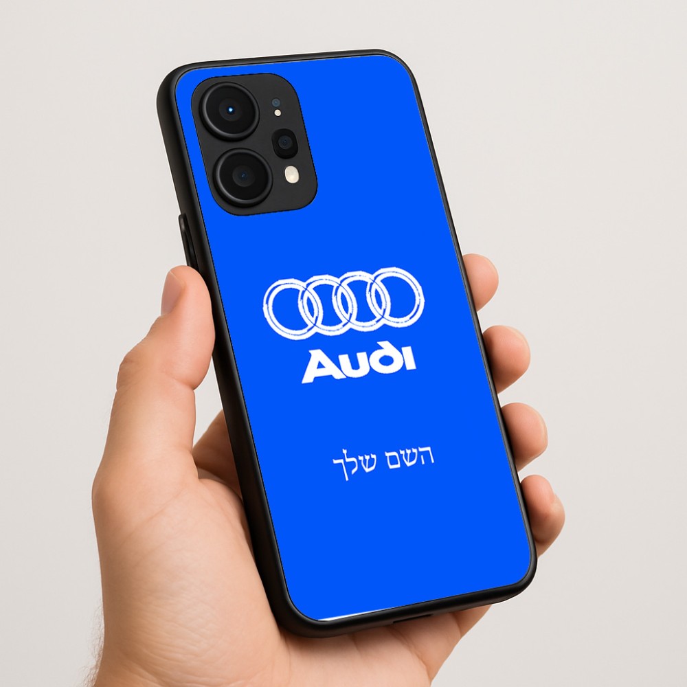 כיסוי בעיצוב אישי עם השם שלך לדגם - Realme P4 Power 5G בעיצוב אאודי