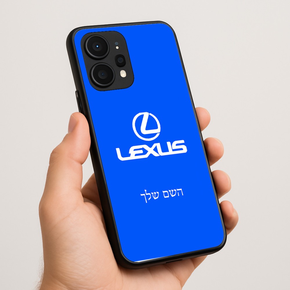 כיסוי בעיצוב אישי עם השם שלך לדגם - Realme P4 Power 5G בעיצוב לקסוס