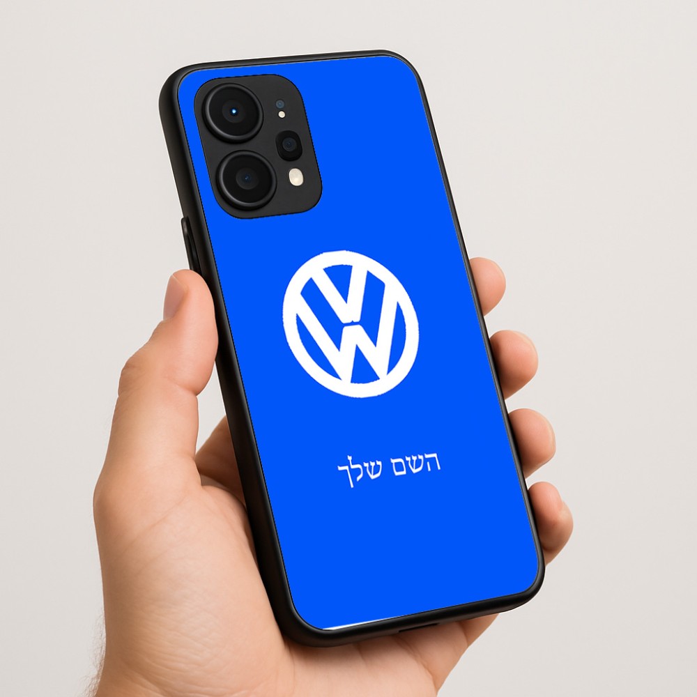 כיסוי בעיצוב אישי עם השם שלך לדגם - Realme P4 Power 5G בעיצוב פולקסווגן
