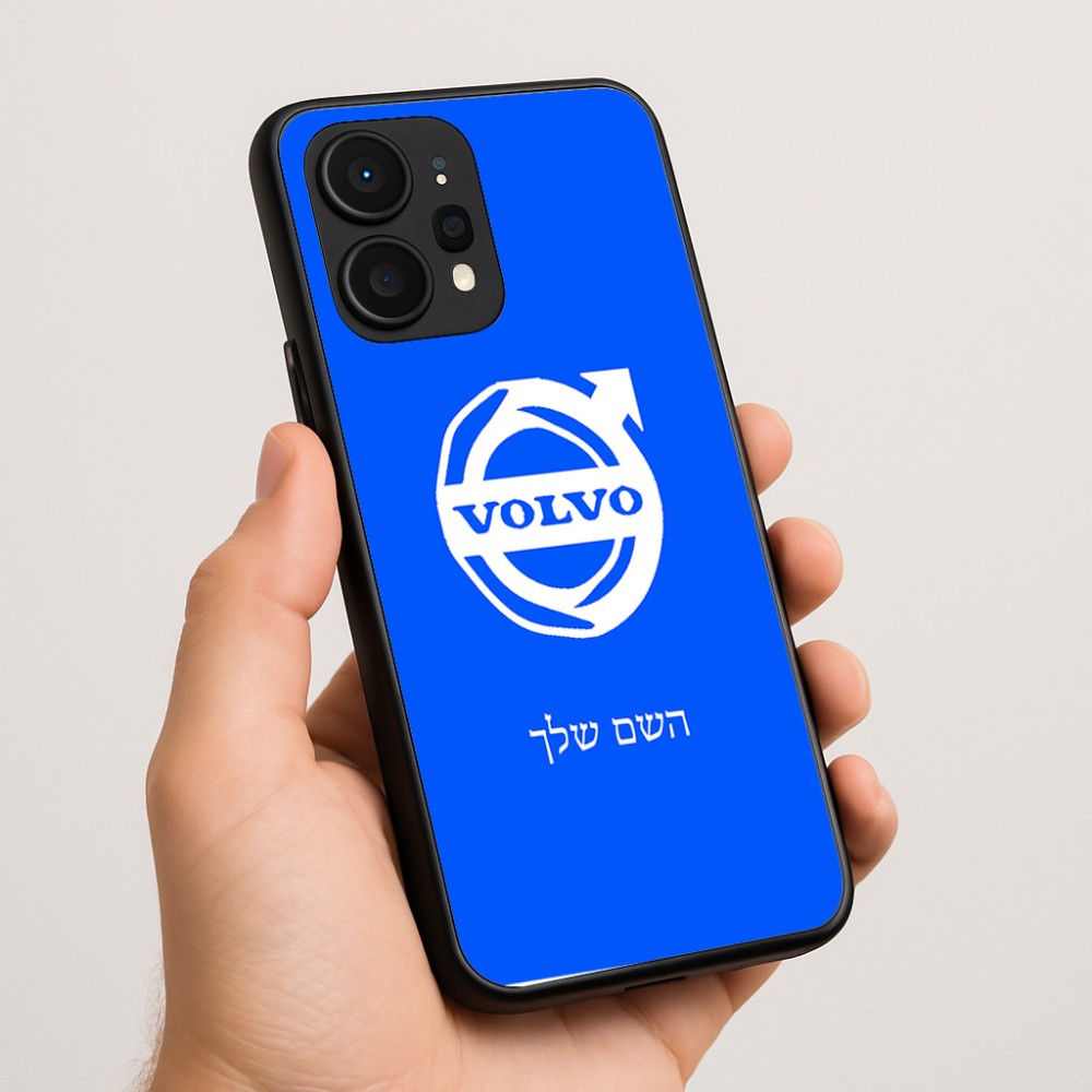 כיסוי בעיצוב אישי עם השם שלך לדגם - Realme P4 Power 5G בעיצוב וולוו