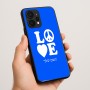 כיסוי בעיצוב אישי עם השם שלך לדגם - Realme P4 Power 5G בעיצוב אהבה