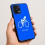 כיסוי בעיצוב אישי עם השם שלך לדגם - Realme P4 Power 5G בעיצוב אופניים אולימפיים