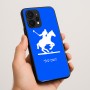 כיסוי בעיצוב אישי עם השם שלך לדגם - Realme P4 Power 5G בעיצוב שחקן פולו - סוס