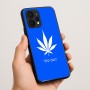 כיסוי בעיצוב אישי עם השם שלך לדגם - Realme P4 Power 5G בעיצוב עלה מריחואנה - גראס