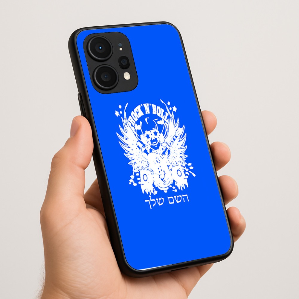 כיסוי בעיצוב אישי עם השם שלך לדגם - Realme P4 Power 5G בעיצוב רוקנרול