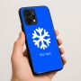 כיסוי בעיצוב אישי עם השם שלך לדגם - Realme P4 Power 5G בעיצוב שלג