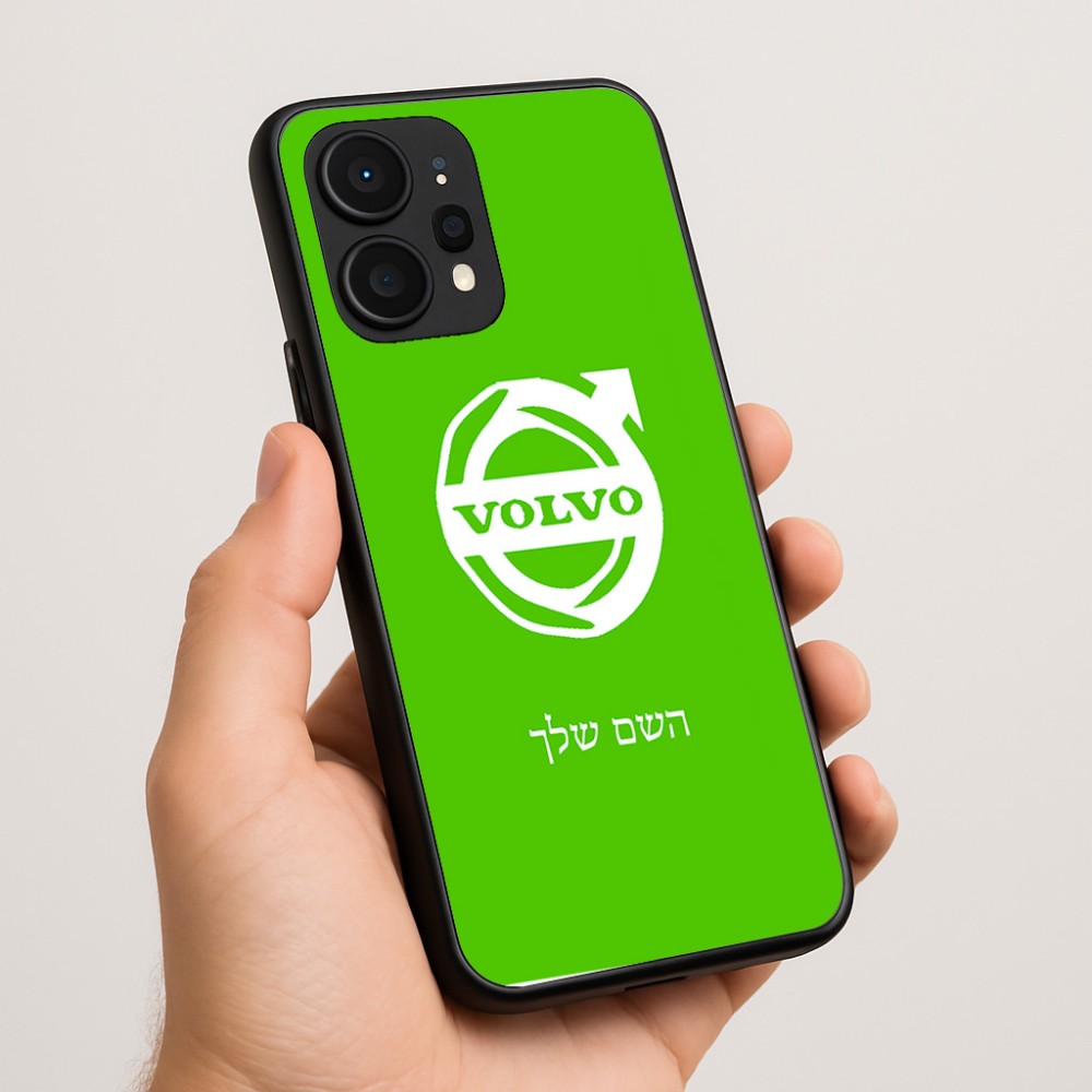 כיסוי בעיצוב אישי עם השם שלך לדגם - Realme P4 Power 5G בעיצוב וולוו