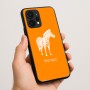 כיסוי בעיצוב אישי עם השם שלך לדגם - Realme P4 Power 5G בעיצוב זברה