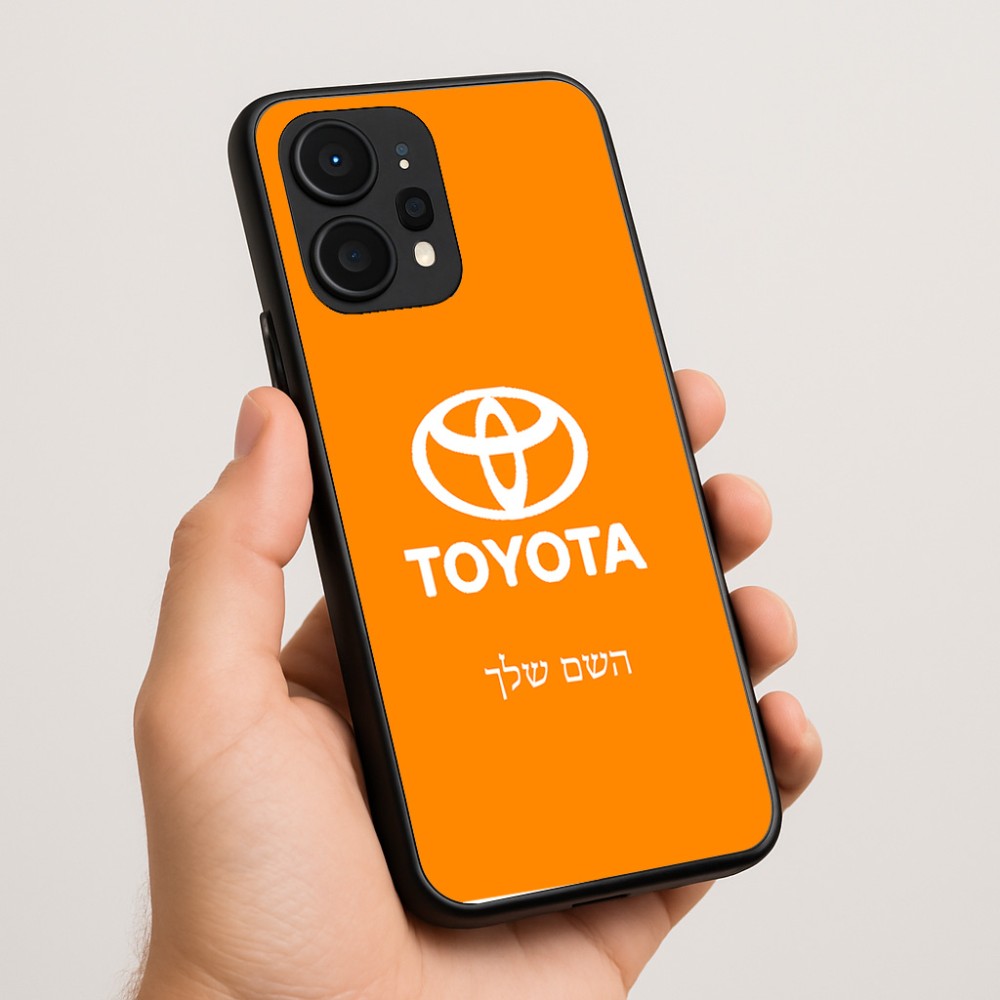 כיסוי בעיצוב אישי עם השם שלך לדגם - Realme P4 Power 5G בעיצוב טויוטה