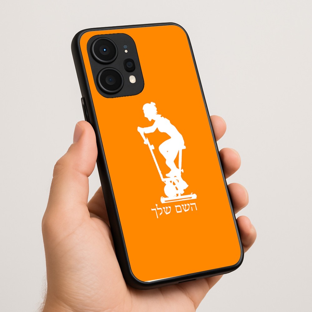 כיסוי בעיצוב אישי עם השם שלך לדגם - Realme P4 Power 5G בעיצוב אימון ספינינג - אישה