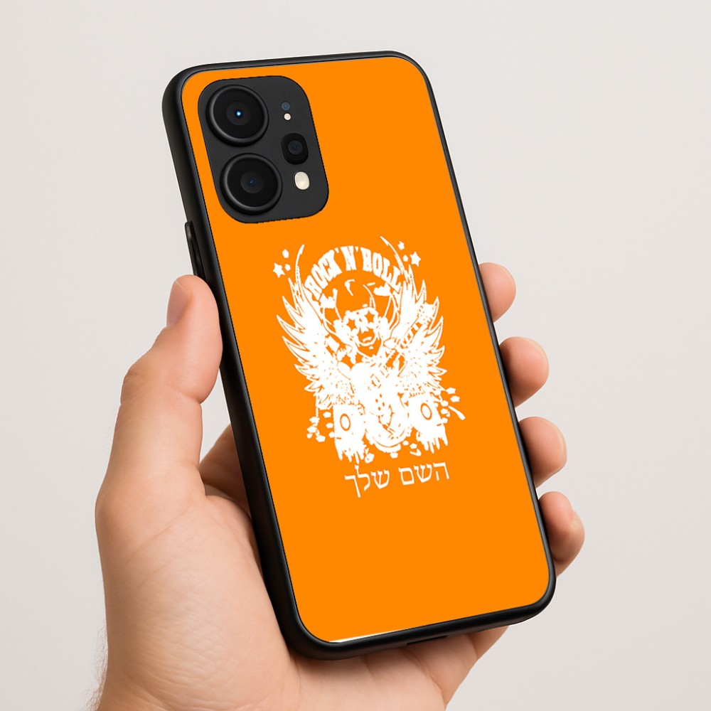 כיסוי בעיצוב אישי עם השם שלך לדגם - Realme P4 Power 5G בעיצוב רוקנרול