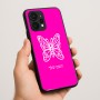 כיסוי בעיצוב אישי עם השם שלך לדגם - Realme P4 Power 5G בעיצוב פרפר