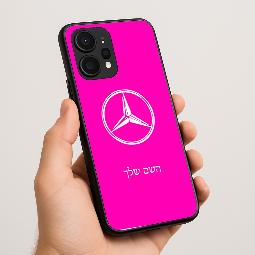 כיסוי בעיצוב אישי עם השם שלך לדגם - Realme P4 Power 5G בעיצוב מרצדס-בנץ
