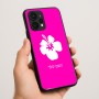 כיסוי בעיצוב אישי עם השם שלך לדגם - Realme P4 Power 5G בעיצוב פרח היביסקוס