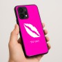 כיסוי בעיצוב אישי עם השם שלך לדגם - Realme P4 Power 5G בעיצוב שפתיים - נשיקה