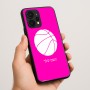 כיסוי בעיצוב אישי עם השם שלך לדגם - Realme P4 Power 5G בעיצוב כדורסל