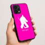 כיסוי בעיצוב אישי עם השם שלך לדגם - Realme P4 Power 5G בעיצוב הוקי שוערים