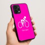 כיסוי בעיצוב אישי עם השם שלך לדגם - Realme P4 Power 5G בעיצוב אופניים אולימפיים