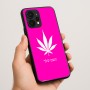 כיסוי בעיצוב אישי עם השם שלך לדגם - Realme P4 Power 5G בעיצוב עלה מריחואנה - גראס