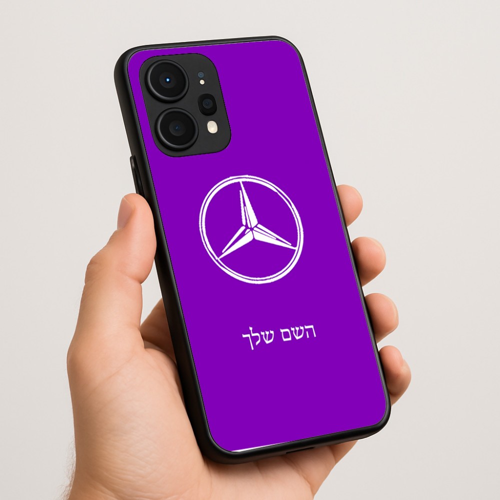 כיסוי בעיצוב אישי עם השם שלך לדגם - Realme P4 Power 5G בעיצוב מרצדס-בנץ