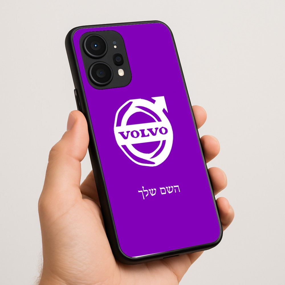כיסוי בעיצוב אישי עם השם שלך לדגם - Realme P4 Power 5G בעיצוב וולוו
