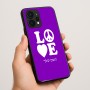 כיסוי בעיצוב אישי עם השם שלך לדגם - Realme P4 Power 5G בעיצוב אהבה