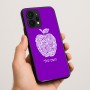 כיסוי בעיצוב אישי עם השם שלך לדגם - Realme P4 Power 5G בעיצוב הדפס תפוח