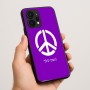 כיסוי בעיצוב אישי עם השם שלך לדגם - Realme P4 Power 5G בעיצוב סמל השלום