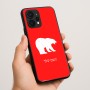 כיסוי בעיצוב אישי עם השם שלך לדגם - Realme P4 Power 5G בעיצוב דוב