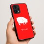 כיסוי בעיצוב אישי עם השם שלך לדגם - Realme P4 Power 5G בעיצוב חזיר