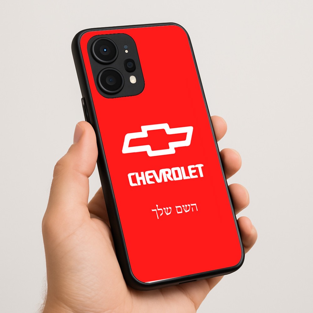 כיסוי בעיצוב אישי עם השם שלך לדגם - Realme P4 Power 5G בעיצוב שברולט