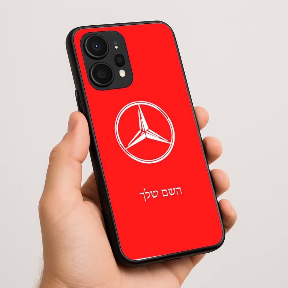 כיסוי בעיצוב אישי עם השם שלך לדגם - Realme P4 Power 5G בעיצוב מרצדס-בנץ