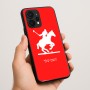 כיסוי בעיצוב אישי עם השם שלך לדגם - Realme P4 Power 5G בעיצוב שחקן פולו - סוס