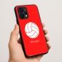כיסוי בעיצוב אישי עם השם שלך לדגם - Realme P4 Power 5G בעיצוב כדור כדורעף