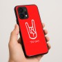 כיסוי בעיצוב אישי עם השם שלך לדגם - Realme P4 Power 5G בעיצוב יד סלע